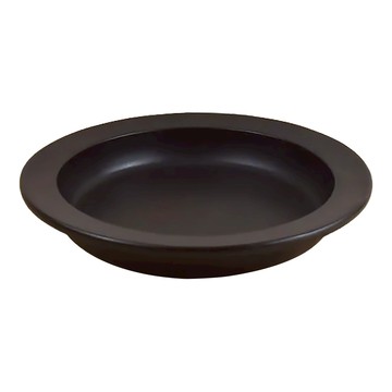 FREIZ 和平 魔術師的微波爐盤子 24釐米 厚實食品安全玻璃  黑色  1個