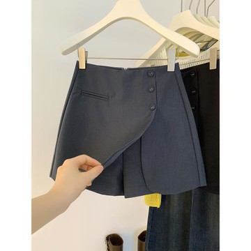 不規則設計感小眾短褲裙女冬季2025年新款高腰a字包臀半身裙褲子