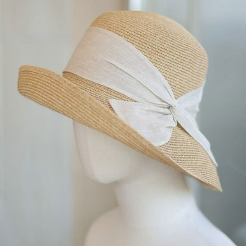 大帽簷草編遮陽漁夫帽040323