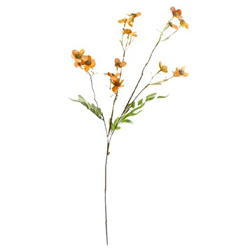 KUIBAO 快豹生活 小蘇梅仿真假花  橘色  6個