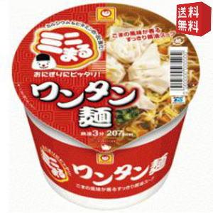 送料無料 東洋水産 マルちゃん ミニまる 45gワンタン麺（ミニ） 12食入