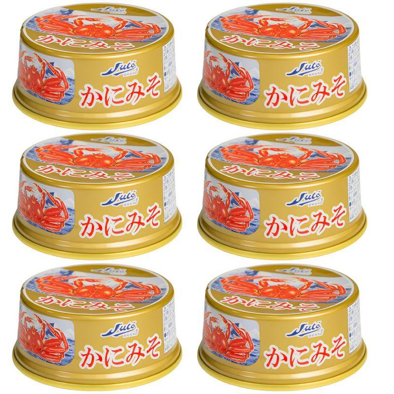 国内製造 ズワイガニ かにみそ 缶詰 80g 6缶セット贅沢 蟹 カニ ずわいがに ずわい蟹 濃厚 贅沢 晩酌 つまみ ご飯のお供