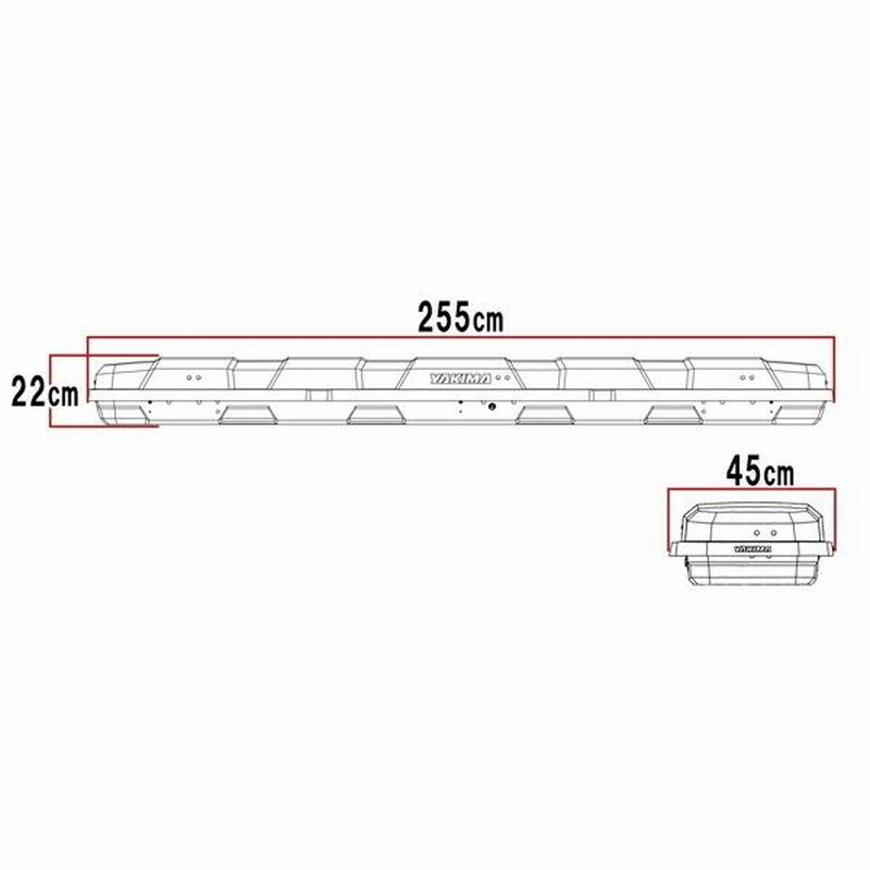 YAKIMA 正規品 TopWater トップウォーター ルーフマウント