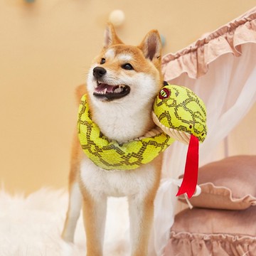 【Petsville派思維】 尖叫大小蛇寵物貓狗玩具(2色) - 玩具