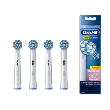Oral-B EB60-4 超細毛護齦X型刷頭(4入)