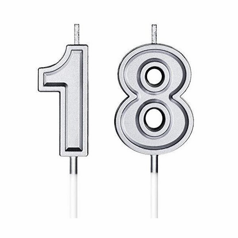 18歳の誕生日キャンドル ケーキ数字キャンドル ハッピーバースデー ケーキキャンドル トッパー デコレーション 誕生日パーティー 結婚記 並行輸入 通販 Lineポイント最大0 5 Get Lineショッピング