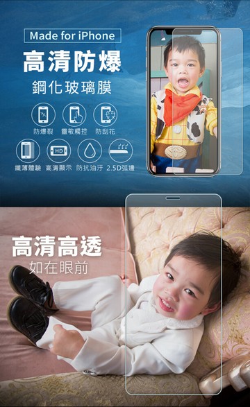 iphone 11 系列2.5d 9h 全透滿版鋼化玻璃保護貼