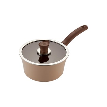 HAPPYCALL Eden系列 電磁爐單柄鍋 杏仁米色 18cm 1個