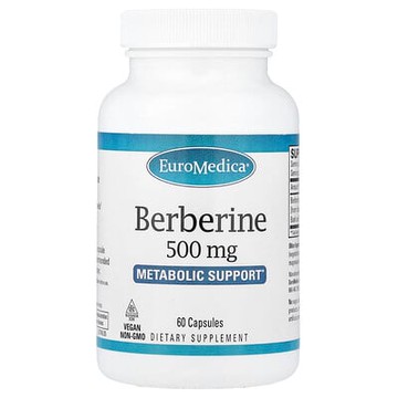 EuroMedica, 小檗堿，500 毫克，60 粒膠囊