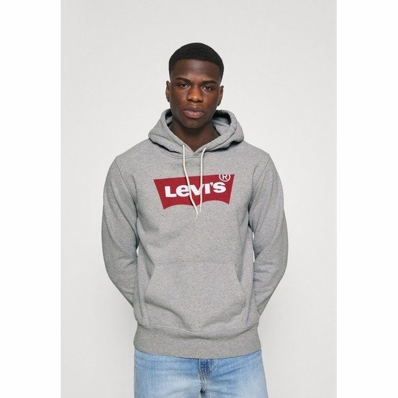 リーバイス パーカー スウェットシャツ メンズ アウター Graphic Hoodie Sweatshirt Heather Gray 通販 Lineポイント最大get Lineショッピング