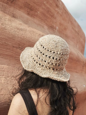 尼泊爾編織草帽 — 純