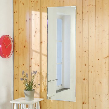 【BuyJM】無框斜邊40x120cm壁貼鏡/裸鏡