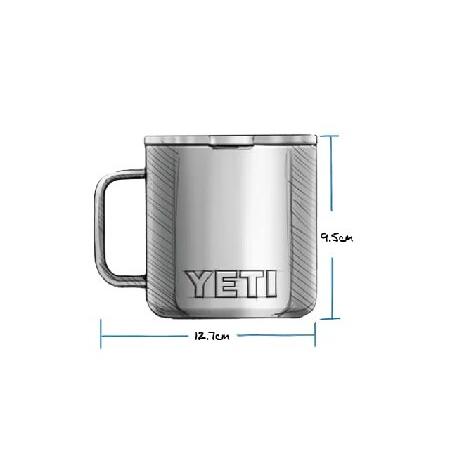 YETI Rambler 14oz(414ml)マグ (オフショアブルー)（並行輸入品）