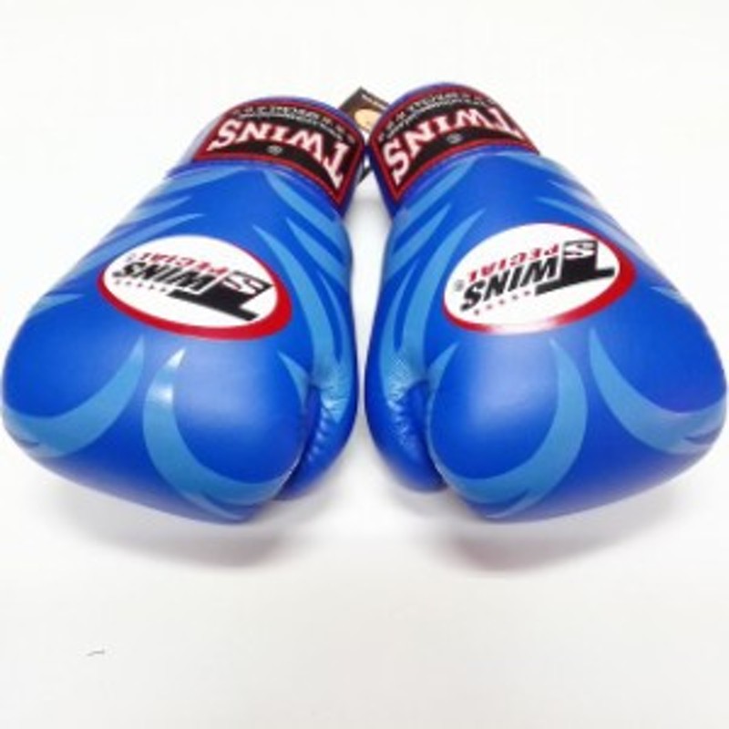 新品 正規 TWINS 本格ボクシンググローブ 本革製 サイズ選択 T青銀