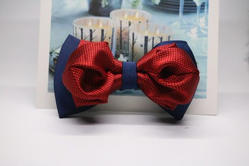 真丝折叠系列花朵领结/宴会婚礼独特蝴蝶结