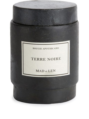 MAD et LEN - Terre Noire Bougie Monarchia candle - unisex - parfum/Steel/Soy Wax - One Size - Black