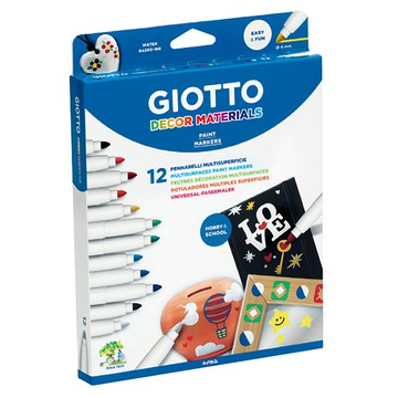 GIOTTO 裝飾筆  230g  12色  12支