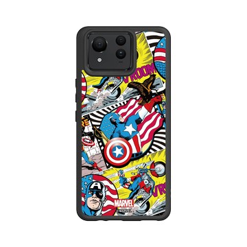 Zenfone 11 Ultra SolidSuit 黑 - 迪士尼-漫威 Marvel - 美國隊長-漫畫風格