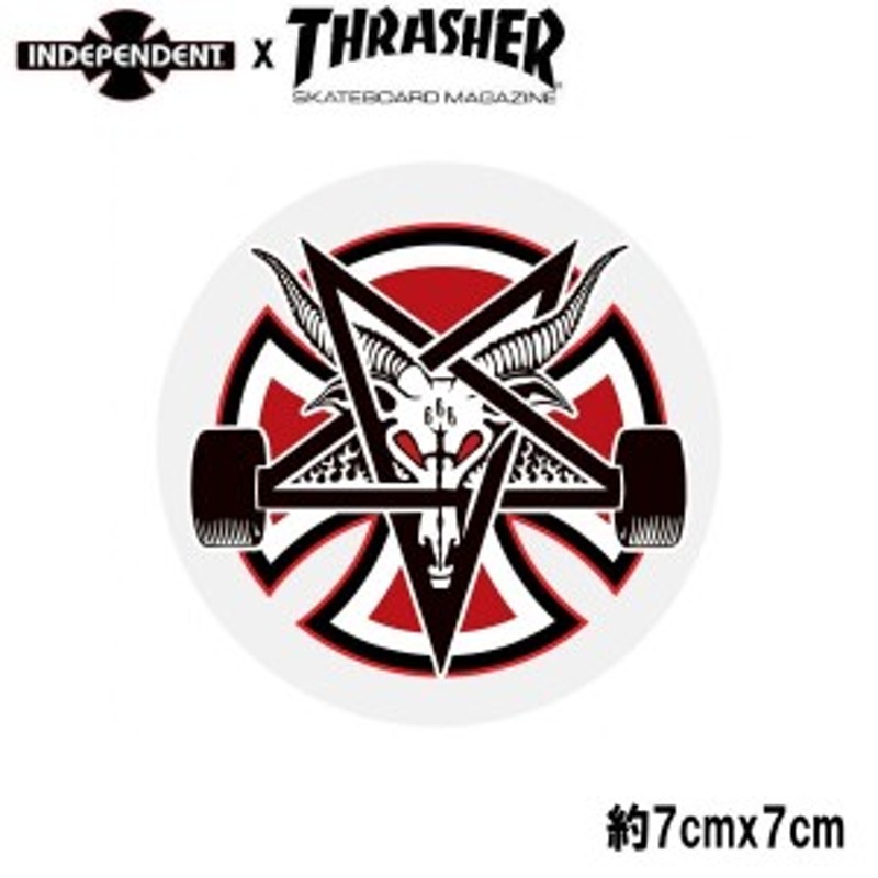 スケボー スケートボード ステッカー スラッシャー USモデル THRASHER FLAME LOGO 3色 14cm x 26cm NO07 超安い