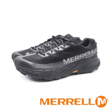 MERRELL(女)AGILITY PEAK 5 GTX戶外健身輕量型慢跑越野鞋 女鞋-黑