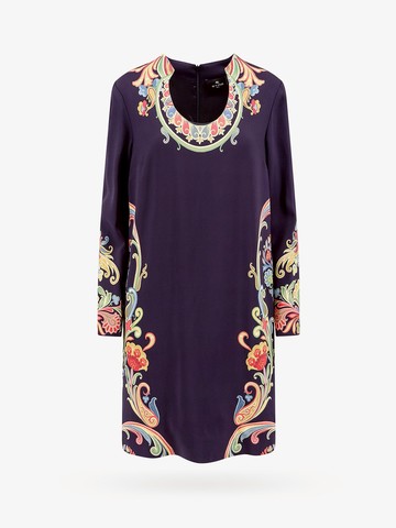 Viscose dress with iconic multicolor print - ETRO - gender_Woman