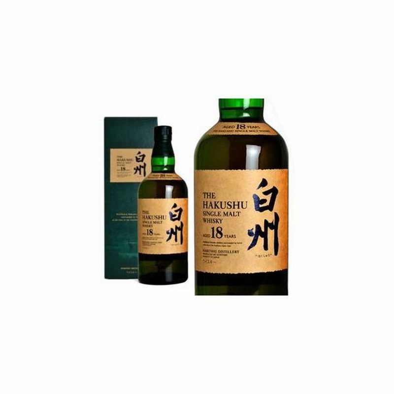 サントリー 白州 18年 43％ 700ml 箱入り 逆輸入品 （シングルモルト ...