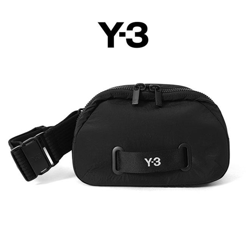 Y-3 ワイスリー クロスボディ パデッド ショルダーバッグ H63111 黒