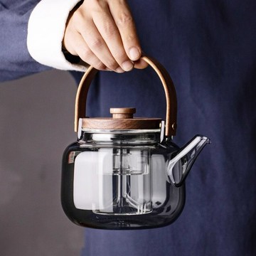 【良品舎】全館免運 開發票 保售後 茶壺 茶具 玻璃壺 圍爐煮茶電陶爐室內家用奶茶壺煮茶爐玻璃燒水壺茶壺蒸煮茶器套裝
