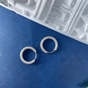::蛇::飾品 耳釦 純銀 (可維修店家)