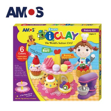 韓國AMOS 6色甜點蛋糕主題DIY超輕黏土