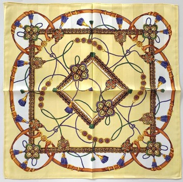 Celine Paris 復古手帕皇家奢華徽章 20 x 20 英寸