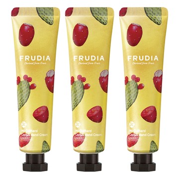 FRUDIA 台灣公司貨 文青果社 高效保濕護手霜 仙人掌果  30g  3條