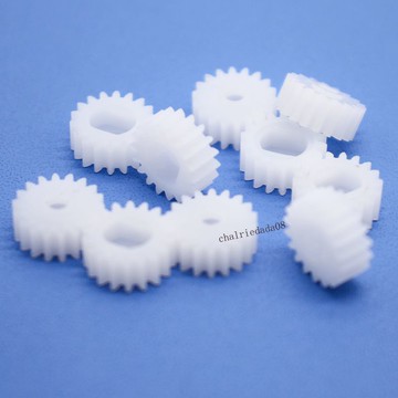 臺彎發貨 全店免運 1018主軸齒輪 TT馬達軸扁孔齒輪2.5mm孔塑料齒輪DIY玩具傳動配件