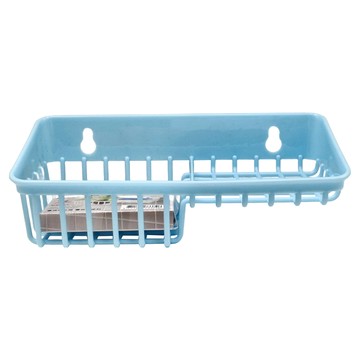 UdiLife 優的生活大師 可俐吸壁雙格製物籃 廚房用  1個  顏色隨機