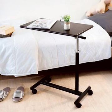 歐必得 升降桌 單人式 MDF+鐵  胡桃木色