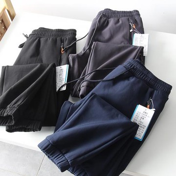 軟殼一體絨！防風防水！秋冬男士外貿厚實保暖百搭直筒束口休閑褲