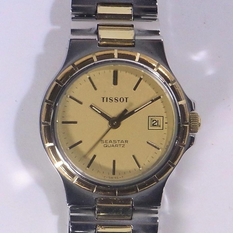 稼働品 美品 TISSOT SEASTAR ティソ シースター 腕時計 クオーツ  