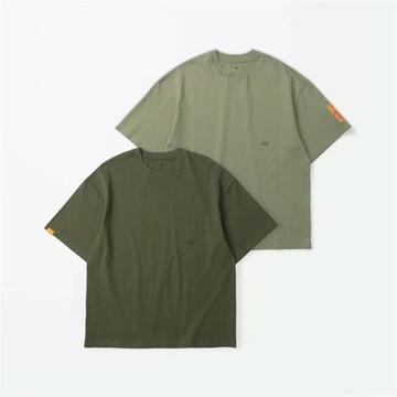 工裝飛行員 MADNESS 25SS 余文樂日系寬松圓領橙標打底衫短袖T恤