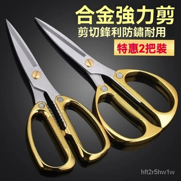 🔥嚴選熱賣好物🔥德國進口不銹鋼剪刀傢用鋒利閤金強力廚房剪刀手工專用大剪刀剪佈 BSQI