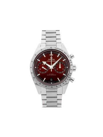 OMEGA - 2022 pre-owned Speedmaster '57 40mm - unisex - Sapphire Crystal/Steel - One Size - Red