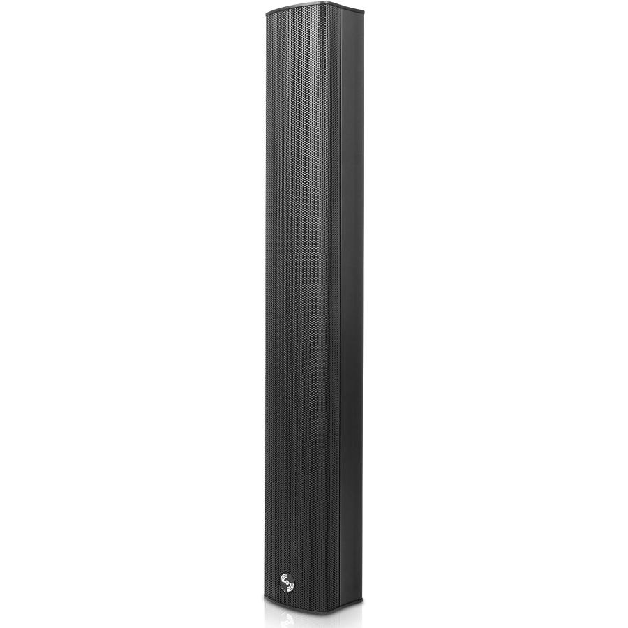 Sound Town Line Array Column PA DJ Speaker System with One x 8-inch Powered Subwoofer w DSP and Speaker Output, One x 3-inch Line Array Column Spe