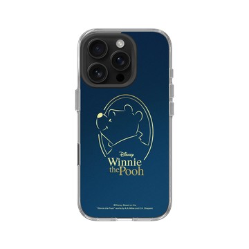 iPhone 16 Pro Clear Case（相機按鈕） 透明 - 迪士尼-小熊維尼 Disney Winnie The Pooh - 時尚線條款