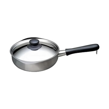 SORI YANAGI 柳宗理 單手鍋 附蓋 亮面  22cm  1組