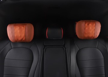 頭枕  車載車內記憶棉枕頭靠枕汽車頭枕 護頸枕一對  瑪麗蘇