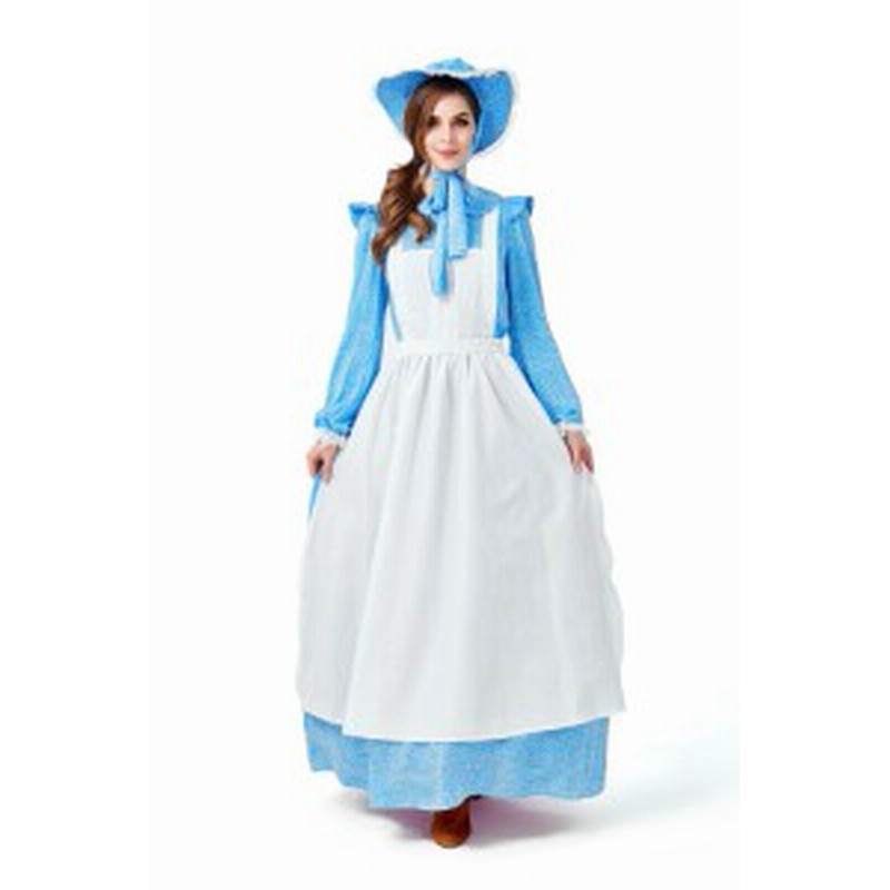 中世農家風 ハロウィン衣裳 メイド風 エプロン付き 舞台用 ステージ用 おばけ お化け お笑い 二次会 M L コスプレパーティへ 通販 Lineポイント最大1 0 Get Lineショッピング