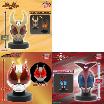 🌀日版客🌀 日版 假面騎士 顎門 電王 KABUTO 頭雕 小夜燈 室內燈 擺件 景品 周邊