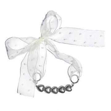 KDNP Silver Heart Scarf_Ivory