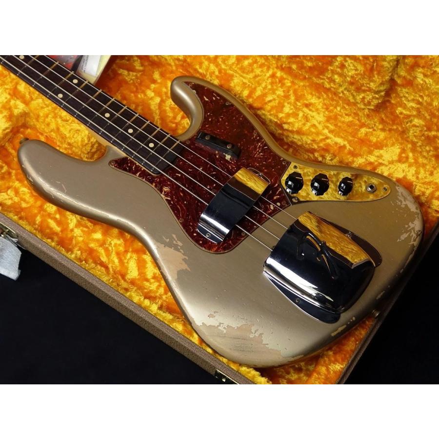 Fender Custom Shop 1961 Jazz Bass Aged Shoreline Gold Heavy Relic