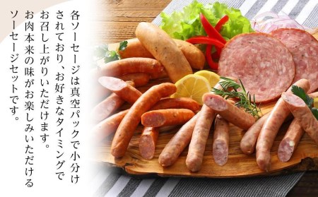 ソーセージセットB 計530g×３回＜小分け7品をセットしてお届け＞