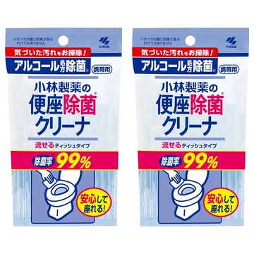 KOBAYASHI 小林製藥 馬桶座墊專用清潔濕紙巾  2.5g  10張  2包